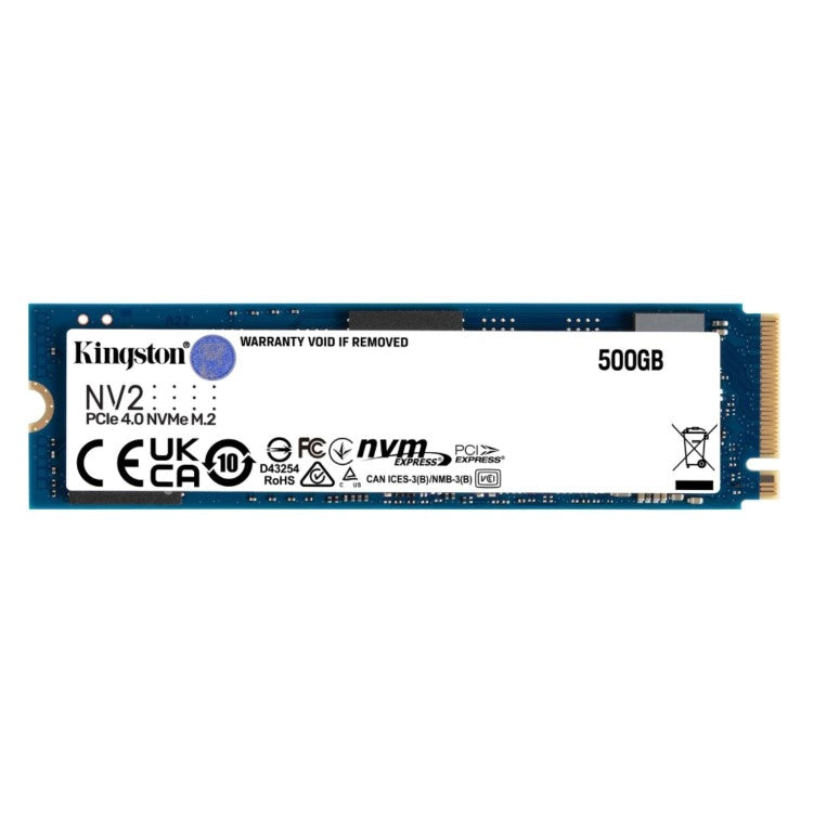 Kingston's NV2 PCIe 4.0 NVMe SSD 500GB