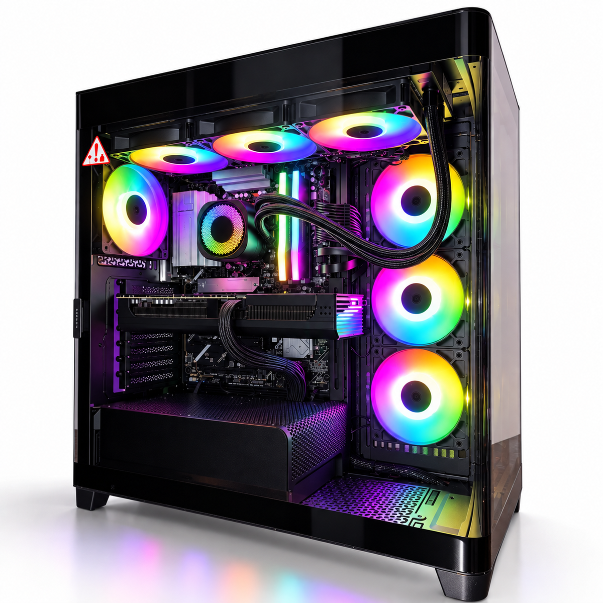ZeroLag Gaming PC AMD Ryzen 7 9800X3D Nvidia RTX 5080 32GB 6000MT/s DDR5 RAM 2TB NVMe SSD