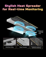 Acer Predator Vesta II DDR5 Up to 6000MHz 32GB (16GBx2) RGB RAM CL36 Intel XMP 3.0 AMD EXPO Compatible Computer Memory PC5-48000 Silver
