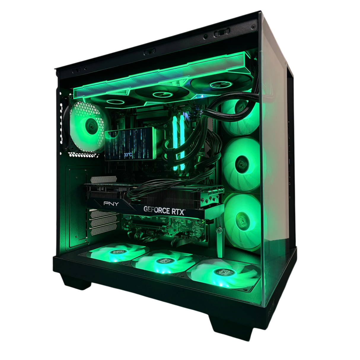 Matrix ZeroLag Gaming PC AMD Ryzen 7 9800X3D Nvidia RTX 5070 TI 32GB DDR5 RAM 2TB NVMe SSD