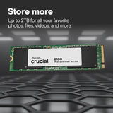 Crucial E100 1TB PCIe Gen4 NVMe M.2 SSD