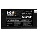 GameMax RPG 500W Rampage PSU 80 Plus Bronze Rated Power Supply Unit